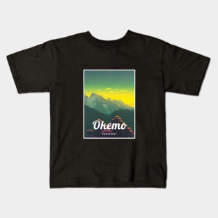 Okemo Vermont United States ski Kids T-Shirt